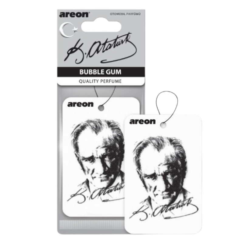 Areon Atatürk Bubble Gum Oto Araç Kokusu Areon Atatürk Bubble Gum Oto Araç Kokusu