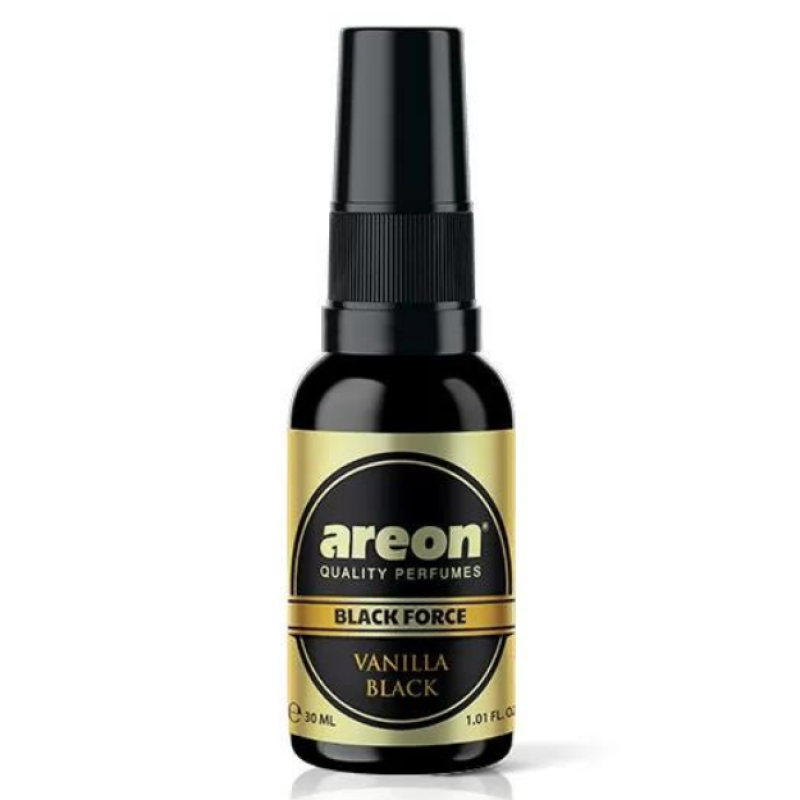 Areon Black Force 30 Ml Vanilla Black Oto Araç Spreyi Areon Black Force 30 Ml Vanilla Black Oto Araç Spreyi