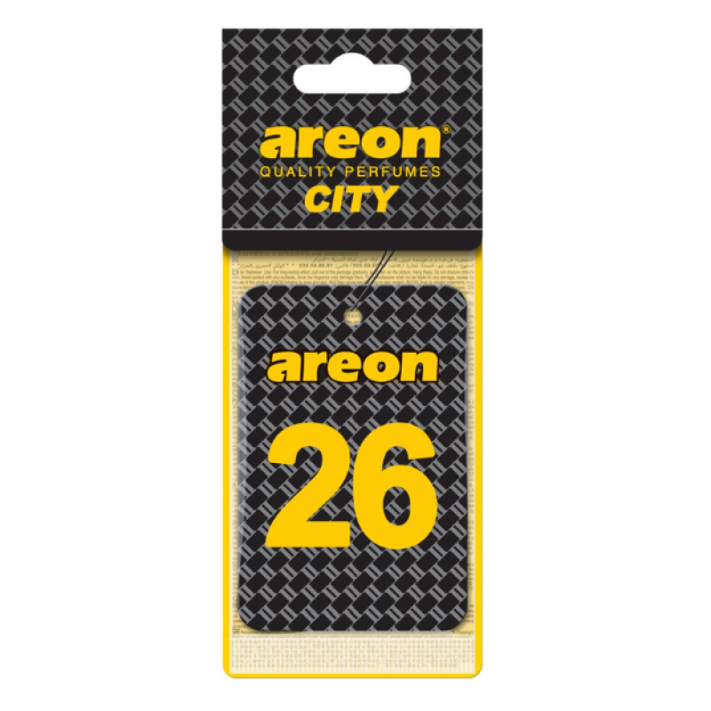 Areon City Vanilla Black 26 Oto Araç Kokusu Areon City Vanilla Black 26 Oto Araç Kokusu