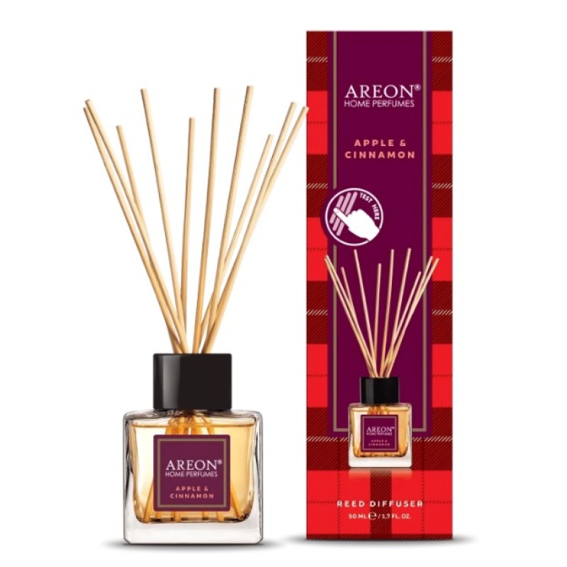 Areon Tartan Apple Cinnamon 50 Ml Bambu Çubuklu Oda Kokusu Areon Tartan Apple Cinnamon 50 Ml Bambu Çubuklu Oda Kokusu