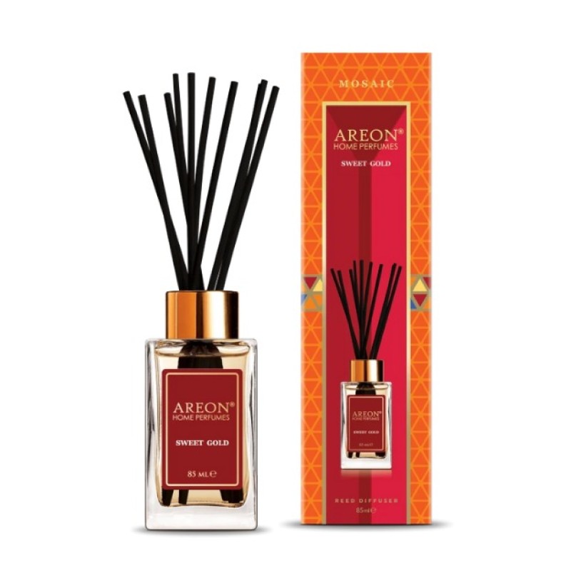 Areon Mosaic Sweet Gold 85 Ml Bambu Çubuklu Oda Kokusu Areon Mosaic Sweet Gold 85 Ml Bambu Çubuklu Oda Kokusu