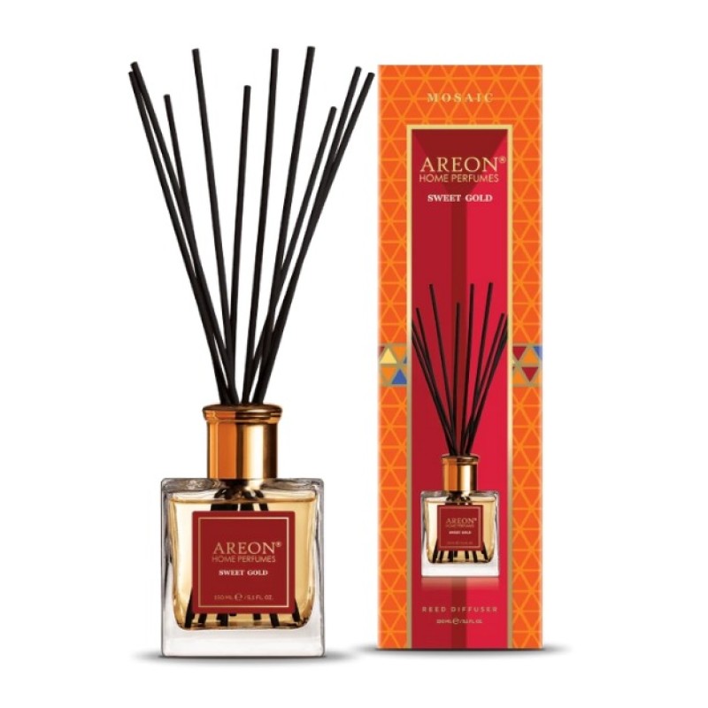 Areon Mosaic Sweet Gold 150 Ml Bambu Çubuklu Oda Kokusu Areon Mosaic Sweet Gold 150 Ml Bambu Çubuklu Oda Kokusu