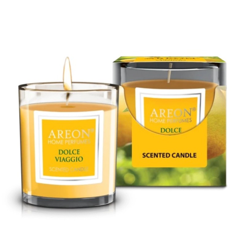 Areon Candles Dolce Viaggio Lüks Kokulu Mum Areon Candles Dolce Viaggio Lüks Kokulu Mum