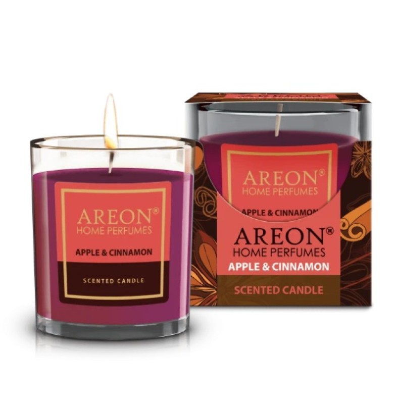 Areon Candles Apple Cinnamon Lüks Kokulu Mum Areon Candles Apple Cinnamon Lüks Kokulu Mum