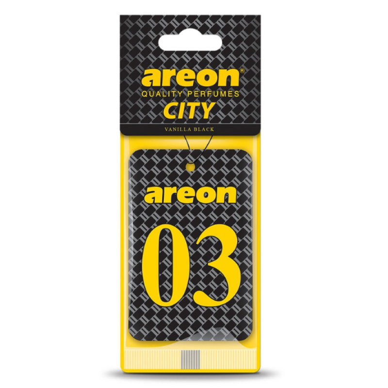 Areon City Vanilla Black 03 Oto Araç Kokusu Areon City Vanilla Black 03 Oto Araç Kokusu