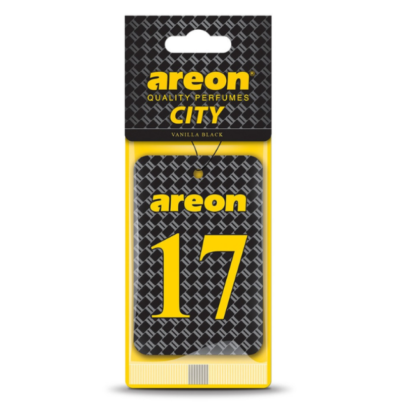 Areon City Vanilla Black 17 Oto Araç Kokusu Areon City Vanilla Black 17 Oto Araç Kokusu