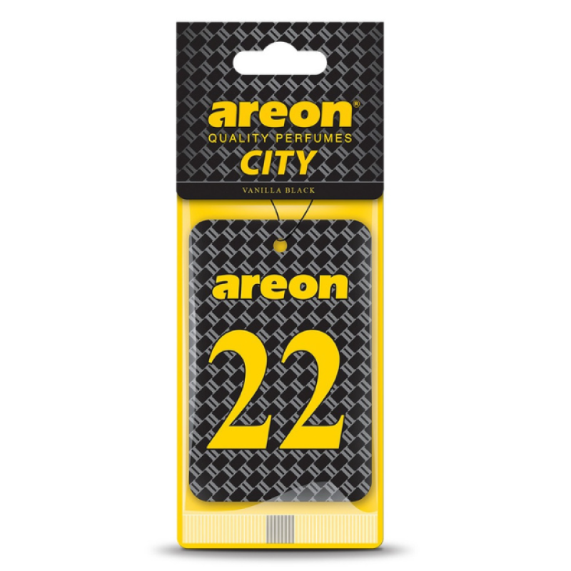 Areon City Vanilla Black 22 Oto Araç Kokusu Areon City Vanilla Black 22 Oto Araç Kokusu