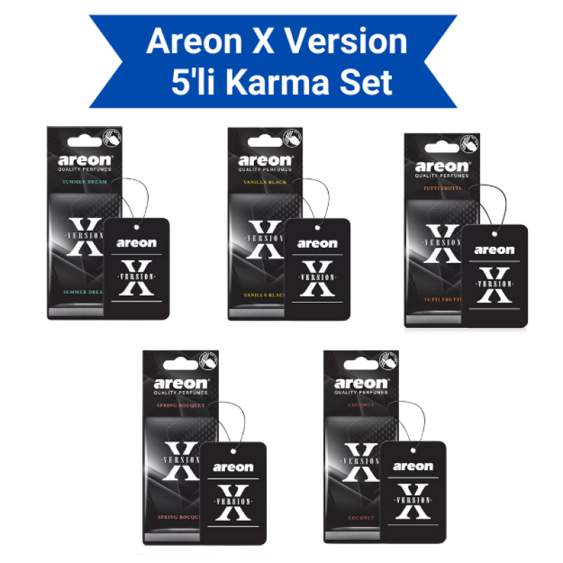 Areon X Version 5'li Karma Set Areon X Version 5'li Karma Set