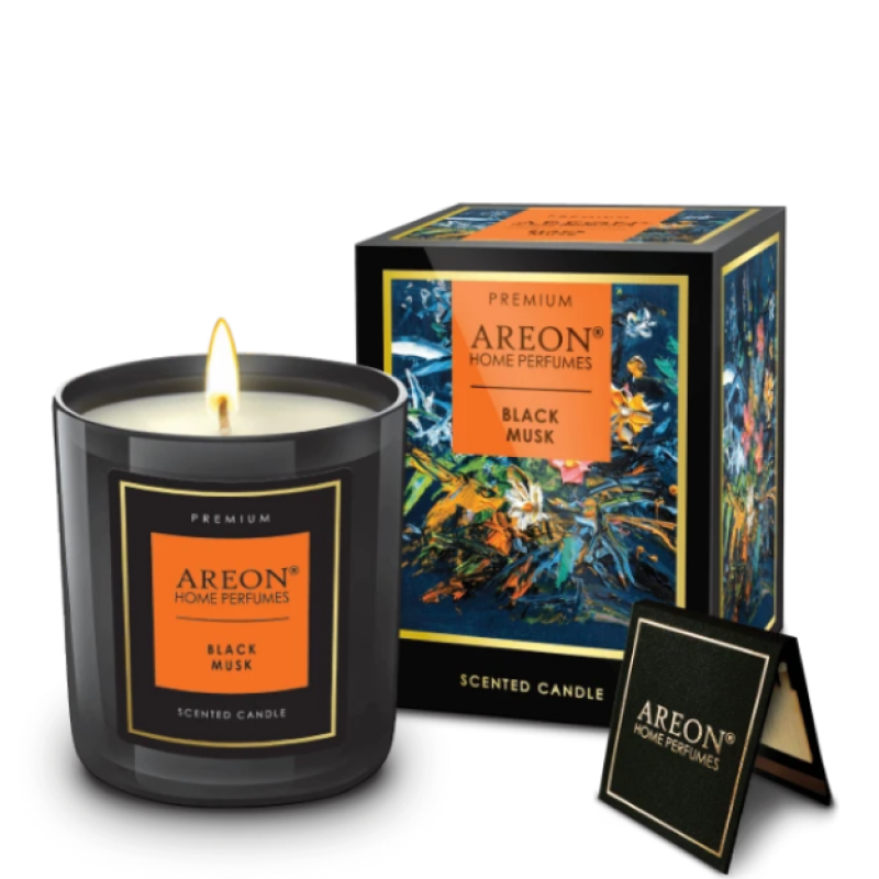 Areon Candles Premium Black Musk Lüks Kokulu Mum Areon Candles Premium Black Musk Lüks Kokulu Mum