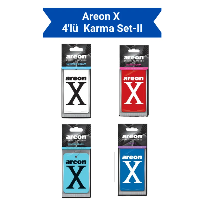 Areon X 4'lü Süper Karma Set Ii Areon X 4'lü Süper Karma Set Ii