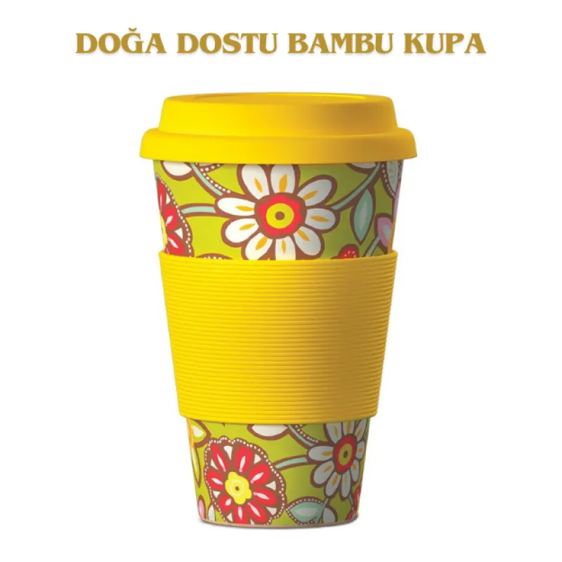 Balev Doğa Dostu Margaritas (Daisy Yellow) Bambu Kupa 400 Ml Balev Doğa Dostu Margaritas (Daisy Yellow) Bambu Kupa 400 Ml