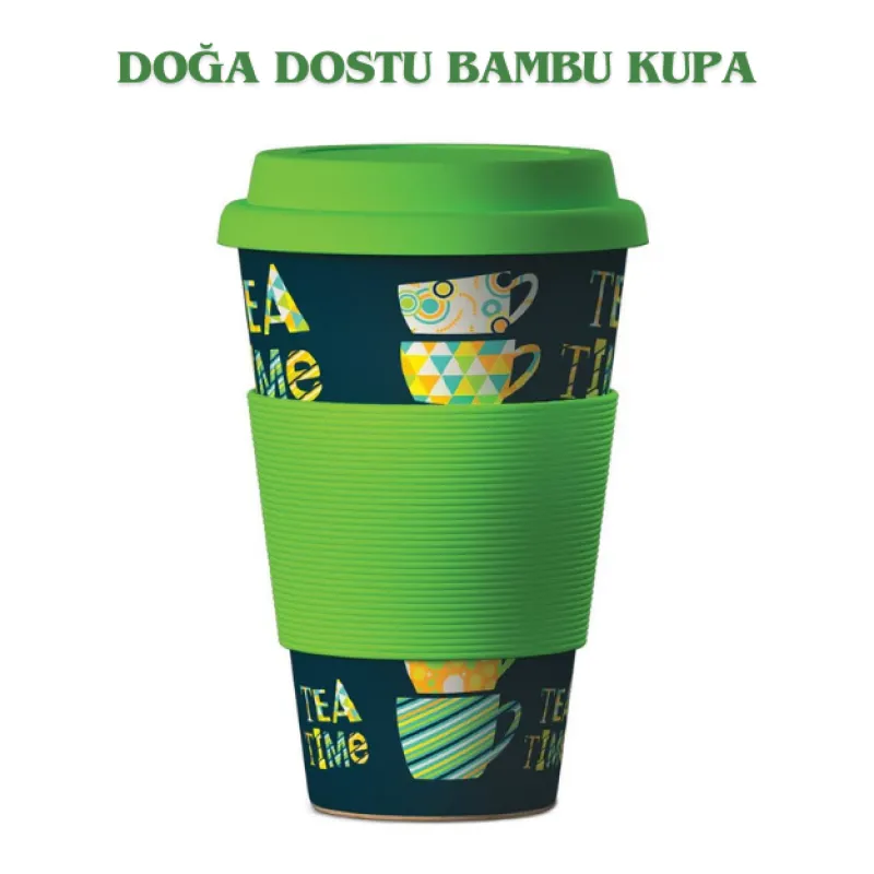Balev Doğa Dostu Time For Tea Bambu Kupa 400 Ml Balev Doğa Dostu Time For Tea Bambu Kupa 400 Ml