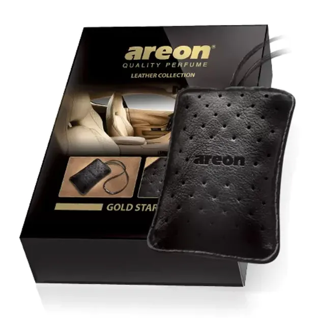 AREON LEATHER COLLECTION GOLD STAR OTO ARAÇ KOKUSU resmi