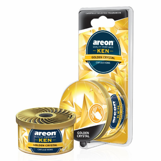 AREON KEN BLISTER GOLDEN CRYSTAL BARDAKLIK OTO ARAÇ KOKUSU resmi