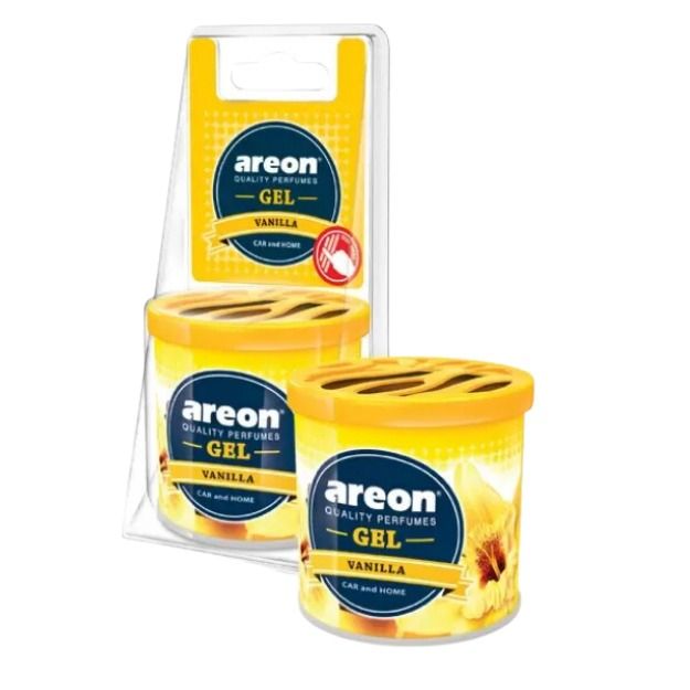 AREON GEL CAN BLISTER VANILLA BARDAKLIK OTO ARAÇ KOKUSU resmi