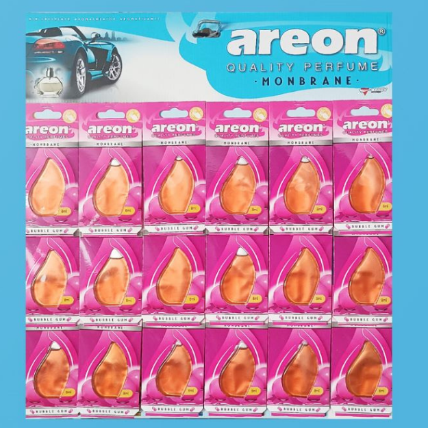 AREON MONBRANE BUBBLE GUM DISPLAY 18'Lİ KARMA SET resmi