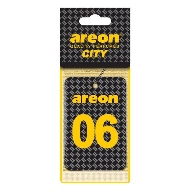 AREON CITY VANILLA BLACK 06 OTO ARAÇ KOKUSU resmi