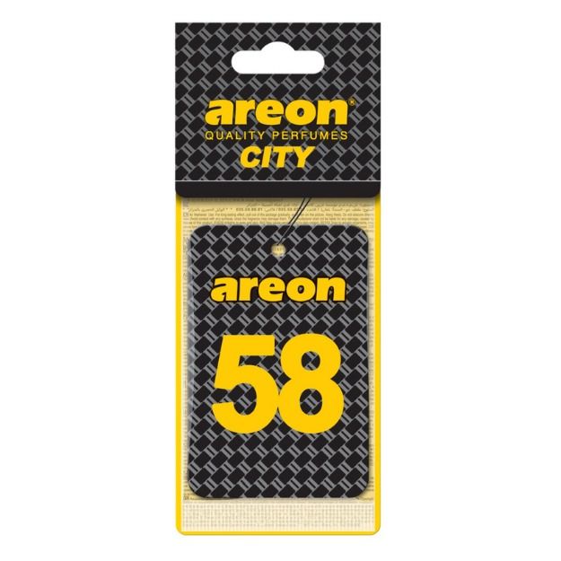 AREON CITY VANILLA BLACK 58 OTO ARAÇ KOKUSU resmi