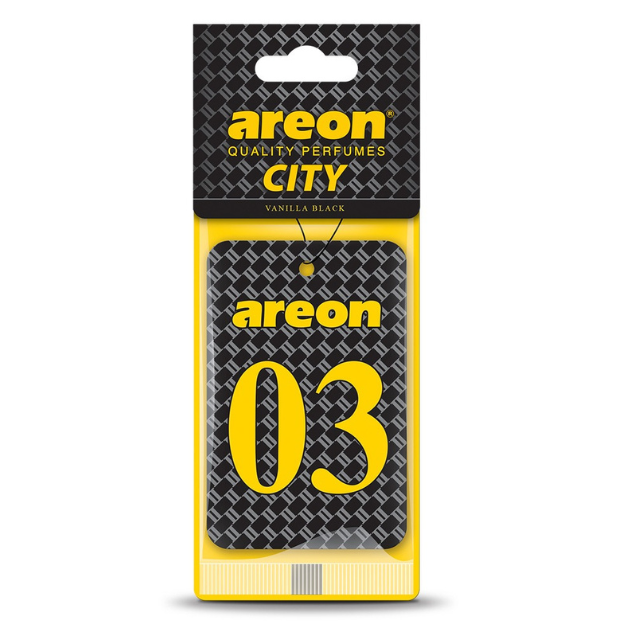 AREON CITY VANILLA BLACK 03 OTO ARAÇ KOKUSU resmi