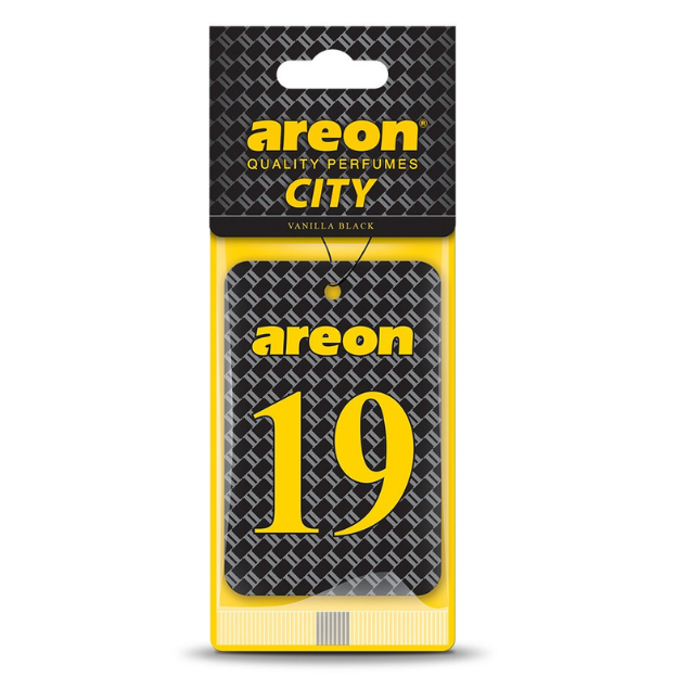 AREON CITY VANILLA BLACK 19 OTO ARAÇ KOKUSU resmi