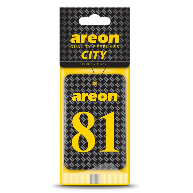 AREON CITY VANILLA BLACK 81 OTO ARAÇ KOKUSU resmi