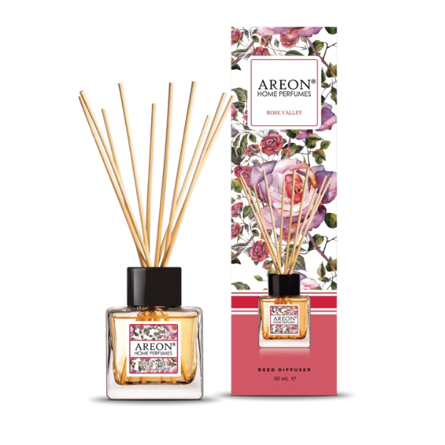 AREON GARDEN ROSE VALLEY 50 ML BAMBU ÇUBUKLU ODA KOKUSU resmi