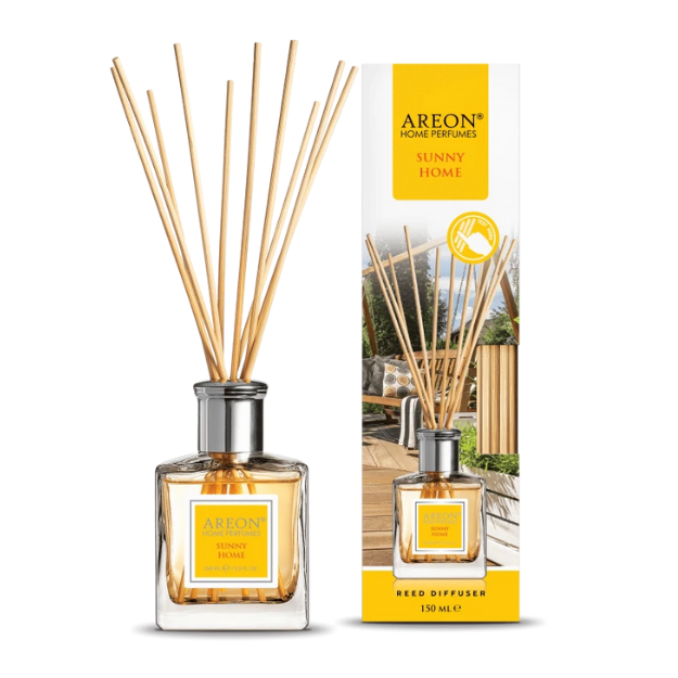 AREON CLASSIC SUNNY HOME 150 ML BAMBU ÇUBUKLU ODA KOKUSU resmi